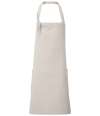 PR122 Premier Regenerate Bib Apron Natural colour image